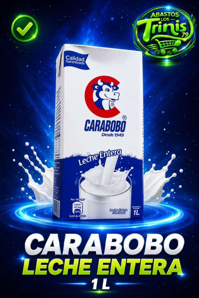 LECHE ENTERA CARABOBO X 12 UNIDADES