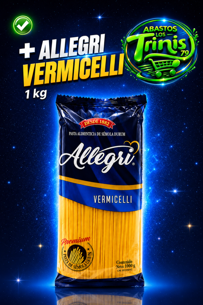 PASTA ALLEGRI VERMICCELI X 12 UNIDADES