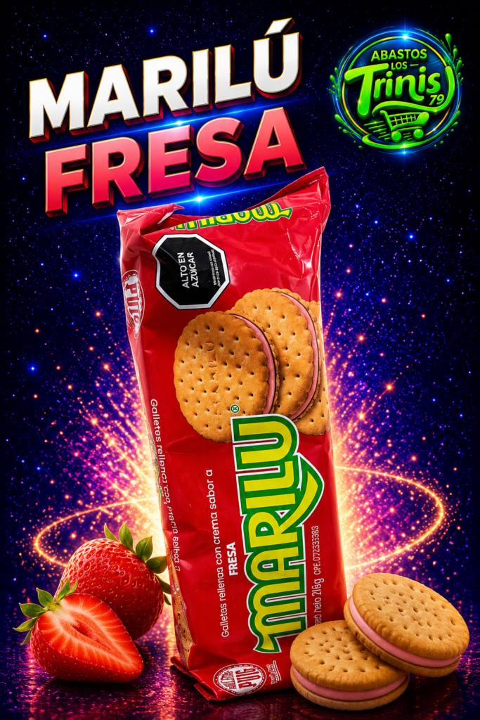 GALLETAS MARILU DE FRESA PAQUETE DE 6 UNIDADES INDIVIDUALES