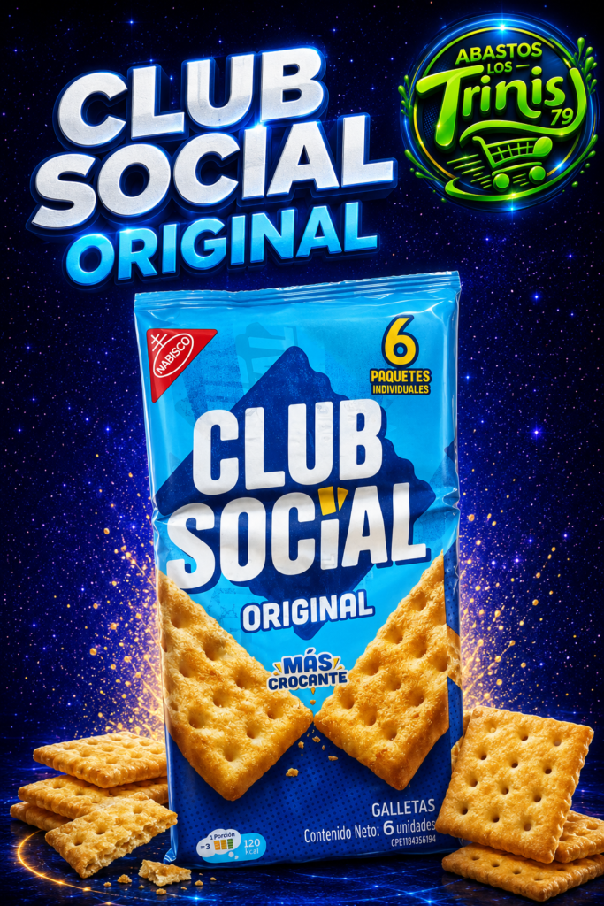 GALLETA CLUB SOCIAL PAQUETE DE 6 UNIDADES