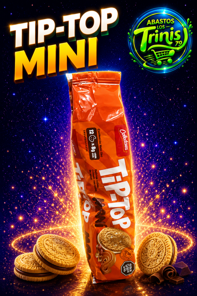 GALLETAS TIP TOP MANI 1 PAQUETA DE 12 UNIDADES