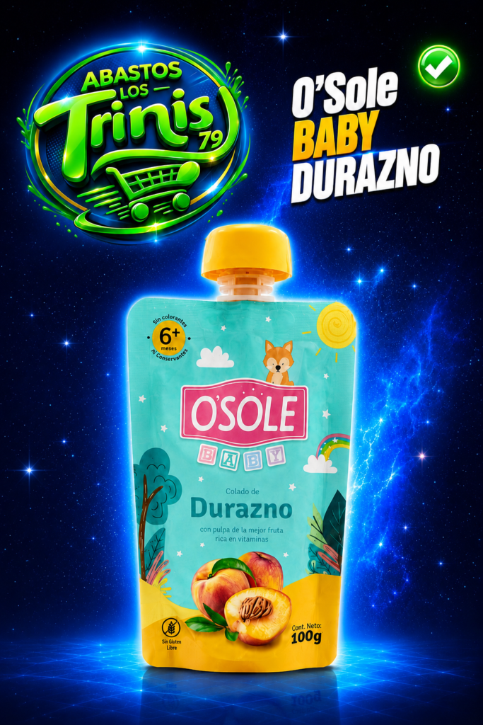 COMPOTA OSOLE DURAZNO X 24 UNIDADES