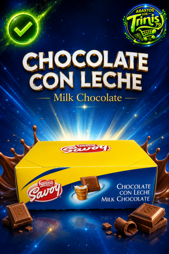 CHOCOLATE CON LECHE de 12 UNIDADES