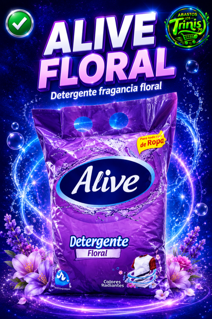 DETERGENTE ALIVET FLORAL 24 UNIDADES