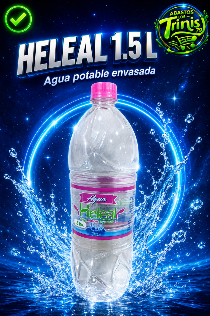 AGUA HELEAL, 1.5 LITROS