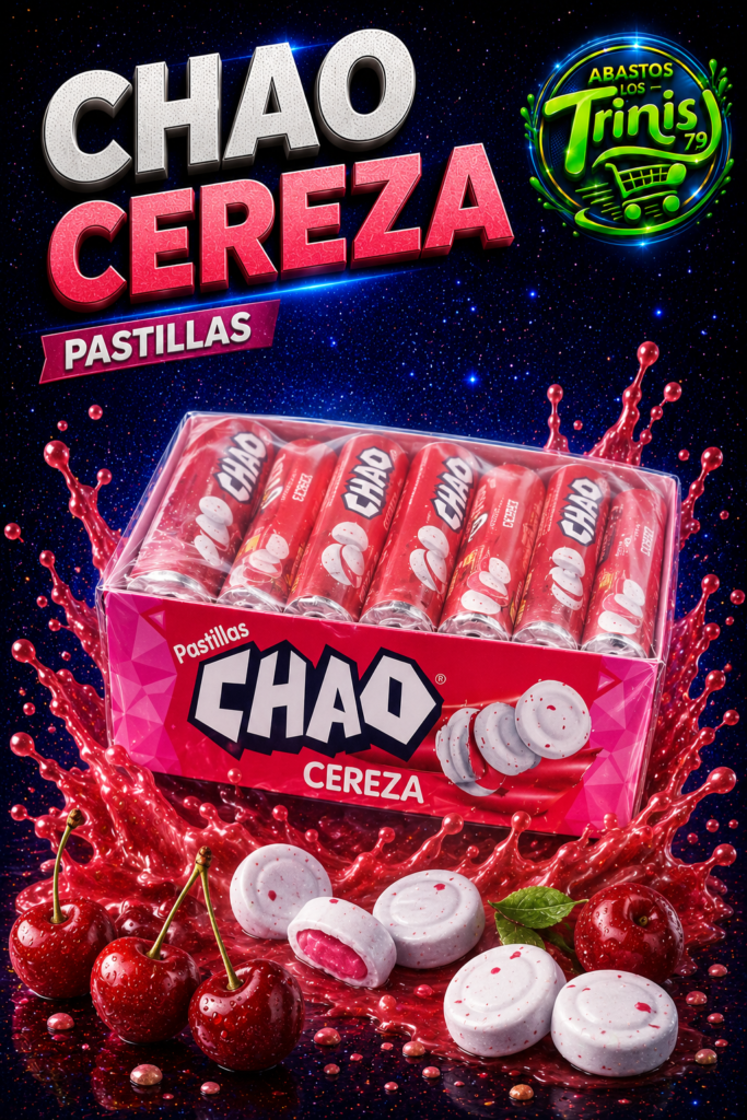 PASTILLAS CHAO DE CEREZA 16 UNIDADES