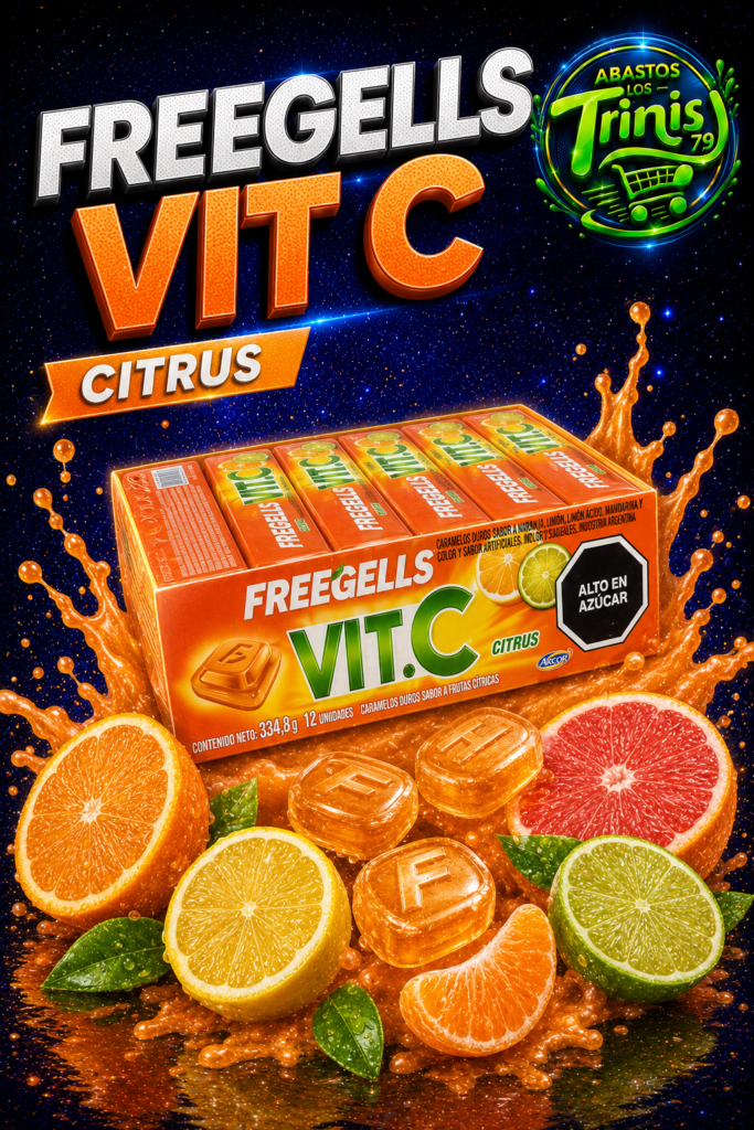FREGEEGELLS VITC 12 UNIDADES