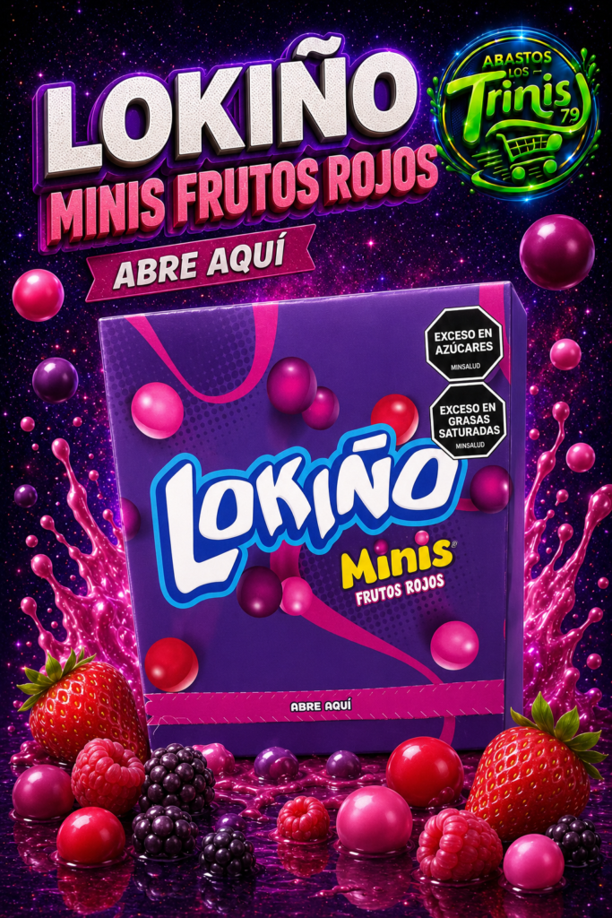 LOKIÑO MINIS FRUTOS ROJOS 12 UNIDADES