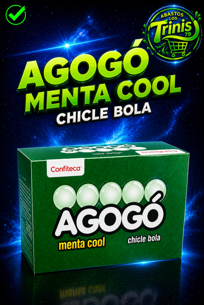 CHICLE AGOGO MENTA COOL 24 UNIDADES
