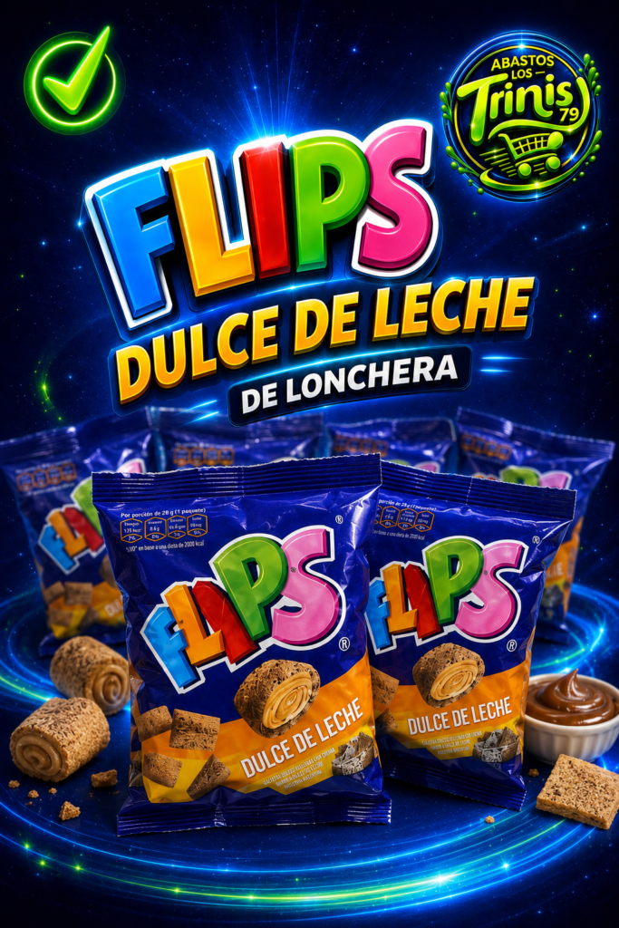 FLIPS DULCE DE LECHE DE LONCHERA