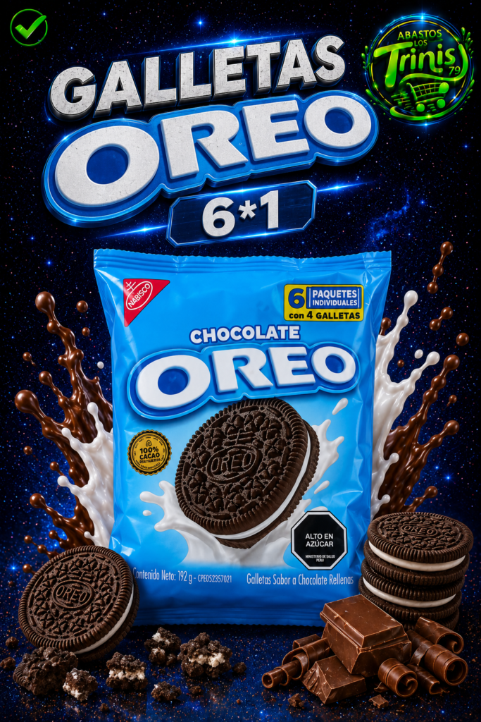 GALLETAS OREO 6 UNIDADES