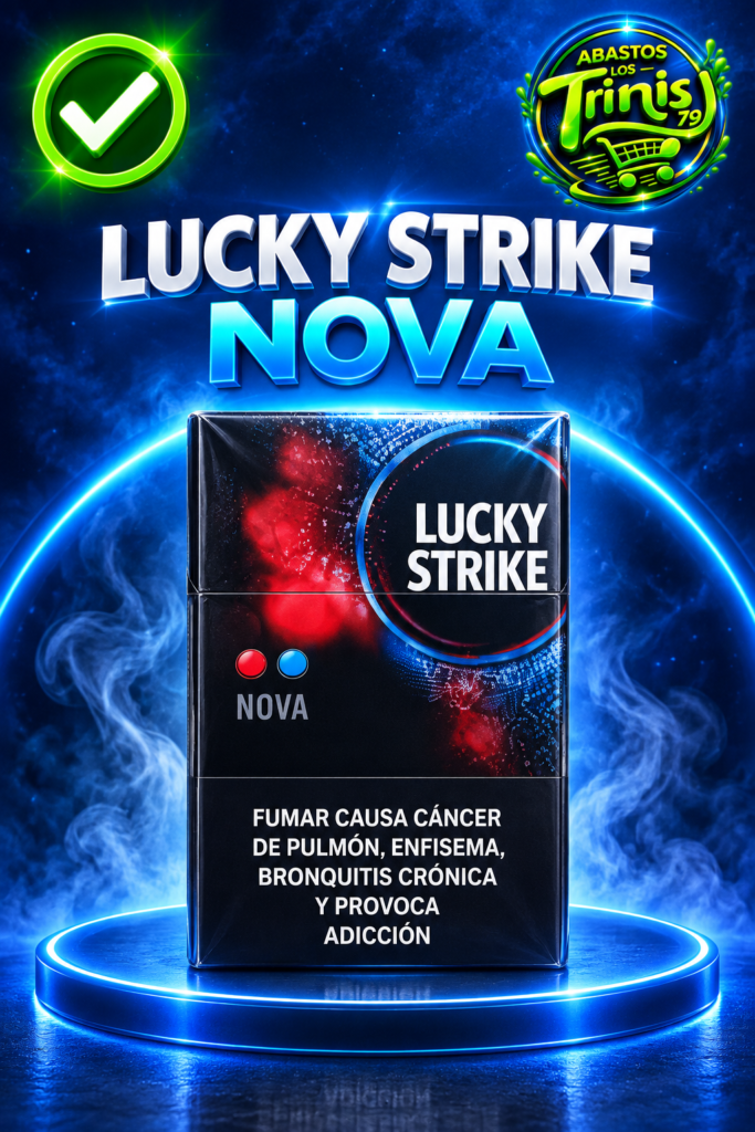 CIGARRO LUCKI STRIKE NOVA 10 PAQUETES DE 20 UNIDADES C/U