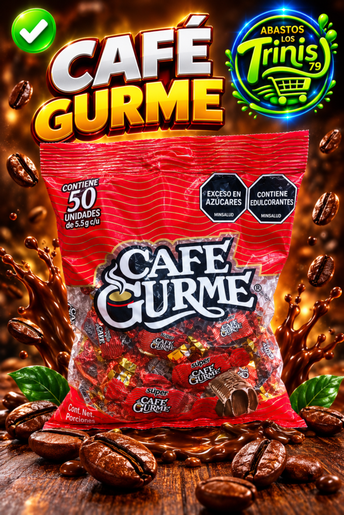 CARAMELO CAFE GURME 1 PAQUETE DE 50 UNIDADES
