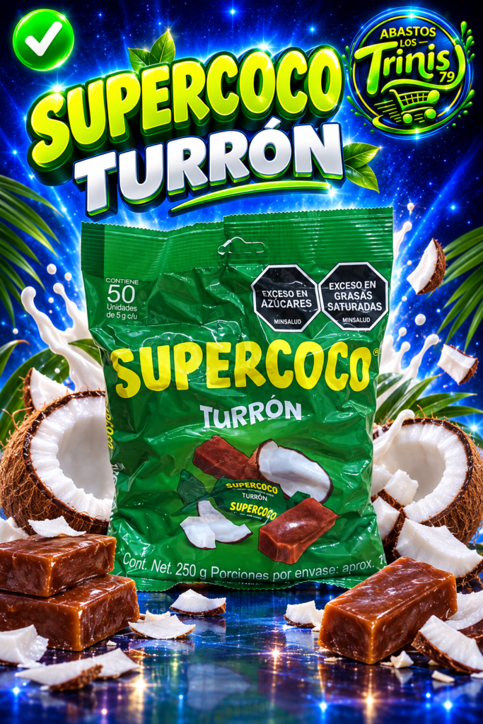 CARAMELO SUPER COCO 1 PAQUETE DE 50 UNIDADES