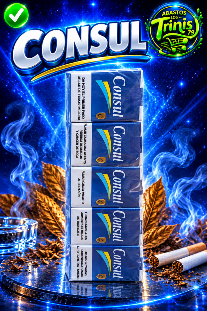 CIGARRO CONSUL 10 PAQUETES DE 20 UNIDADES C/U