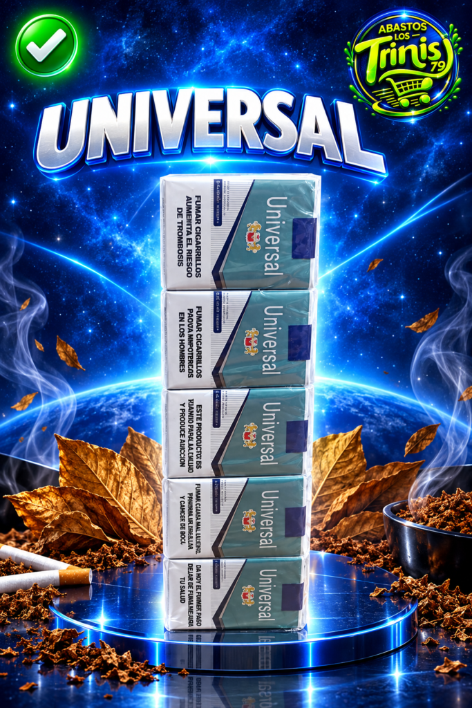 CIGARRO UNIVERSAL 10 PAQUETES DE 20 UNIDADES C/U