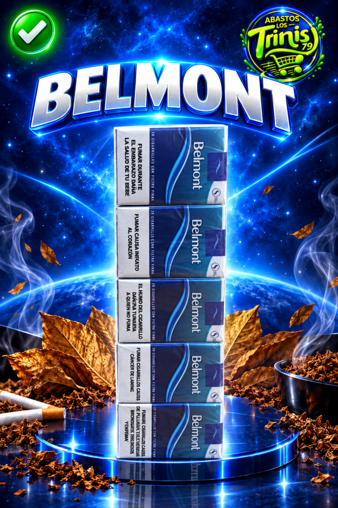 CIGARRO BELMONT 10 PAQUETES DE 20 UNIDADES C/U
